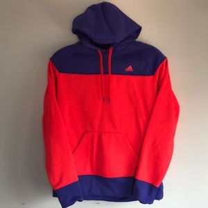 COPY - Adidas Climawarm Hoodie in Orange & Purple